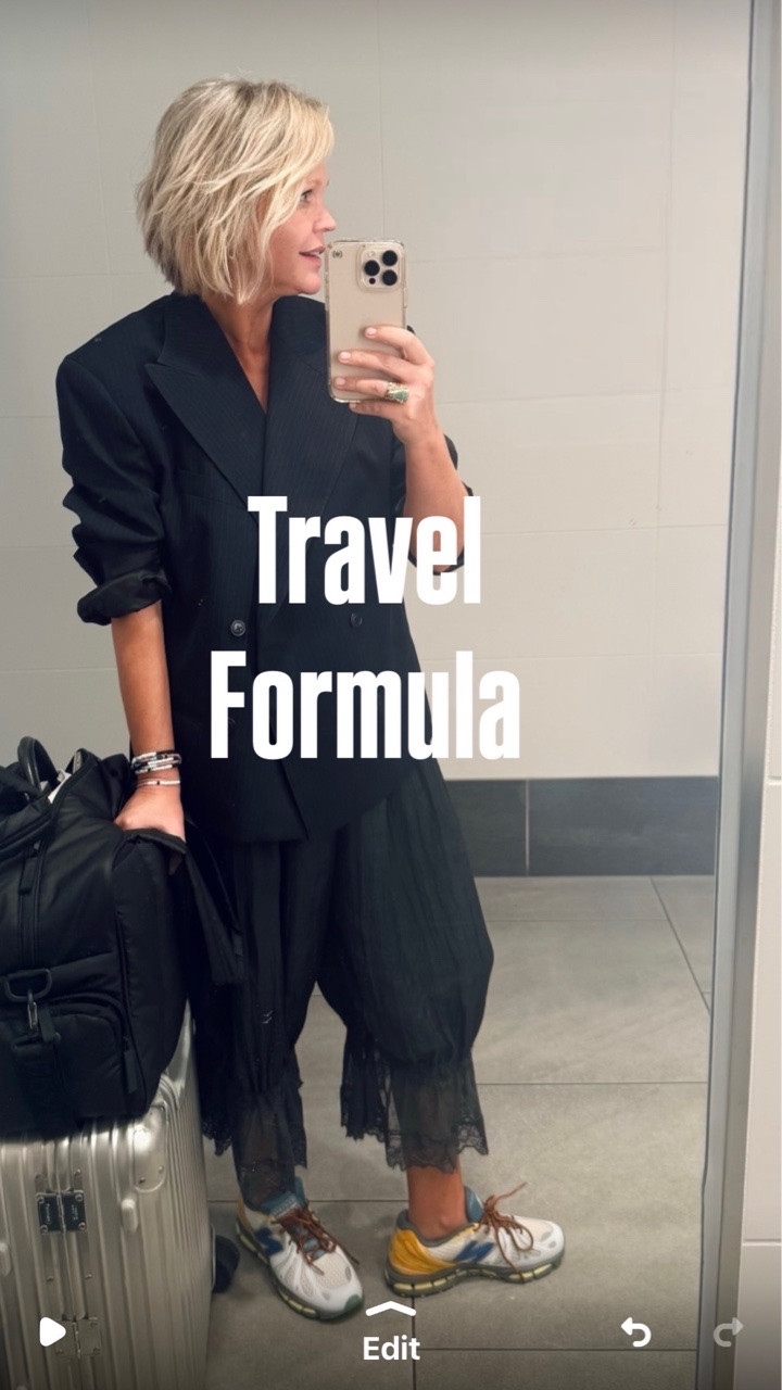 My travel formula for the perfect airport outfit
