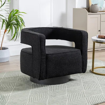 Davidanthony 29.2" W Swivel Barrel Chair | Wayfair North America