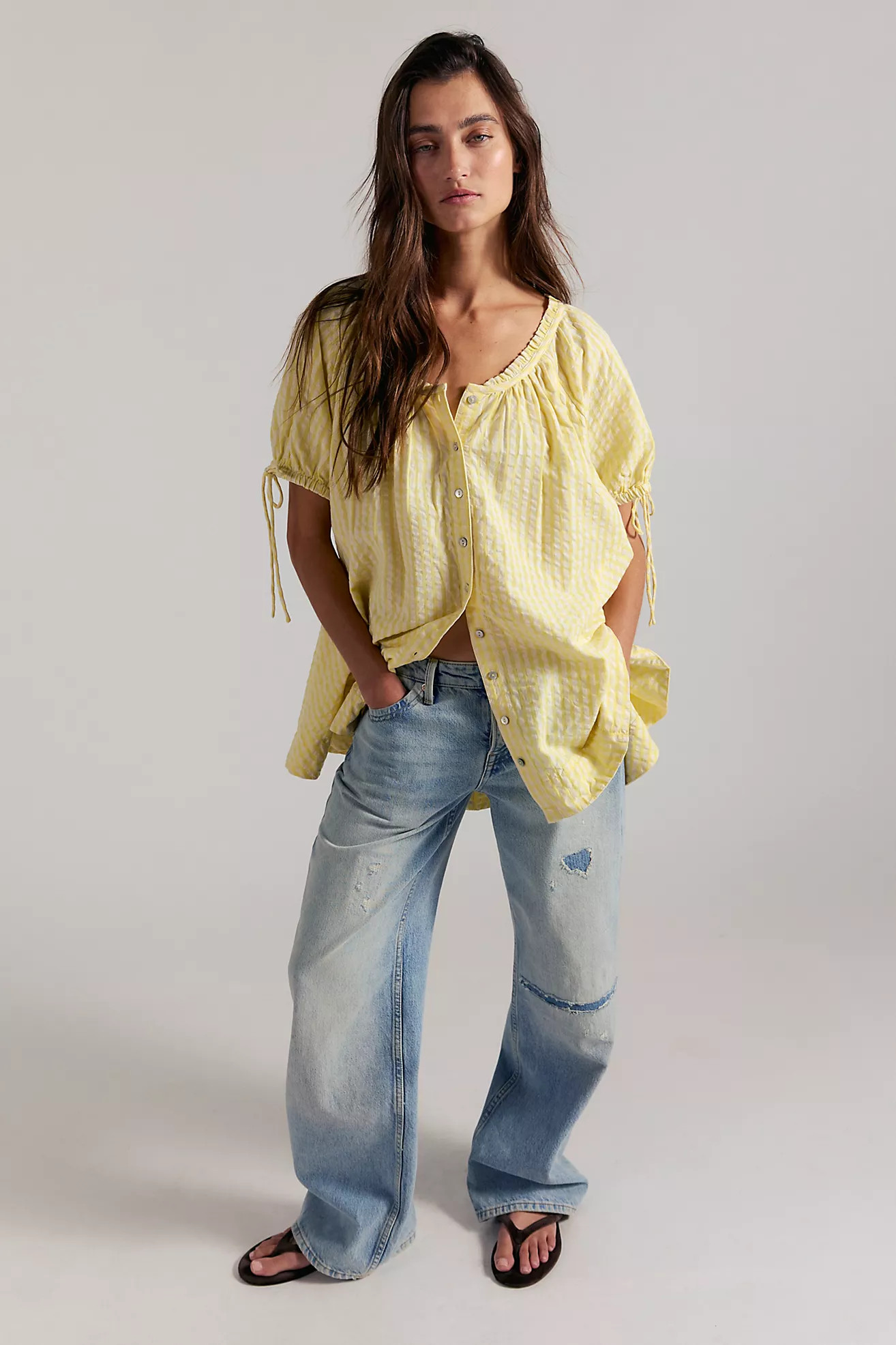 Farley Gingham Tunic | Free People (Global - UK&FR Excluded)
