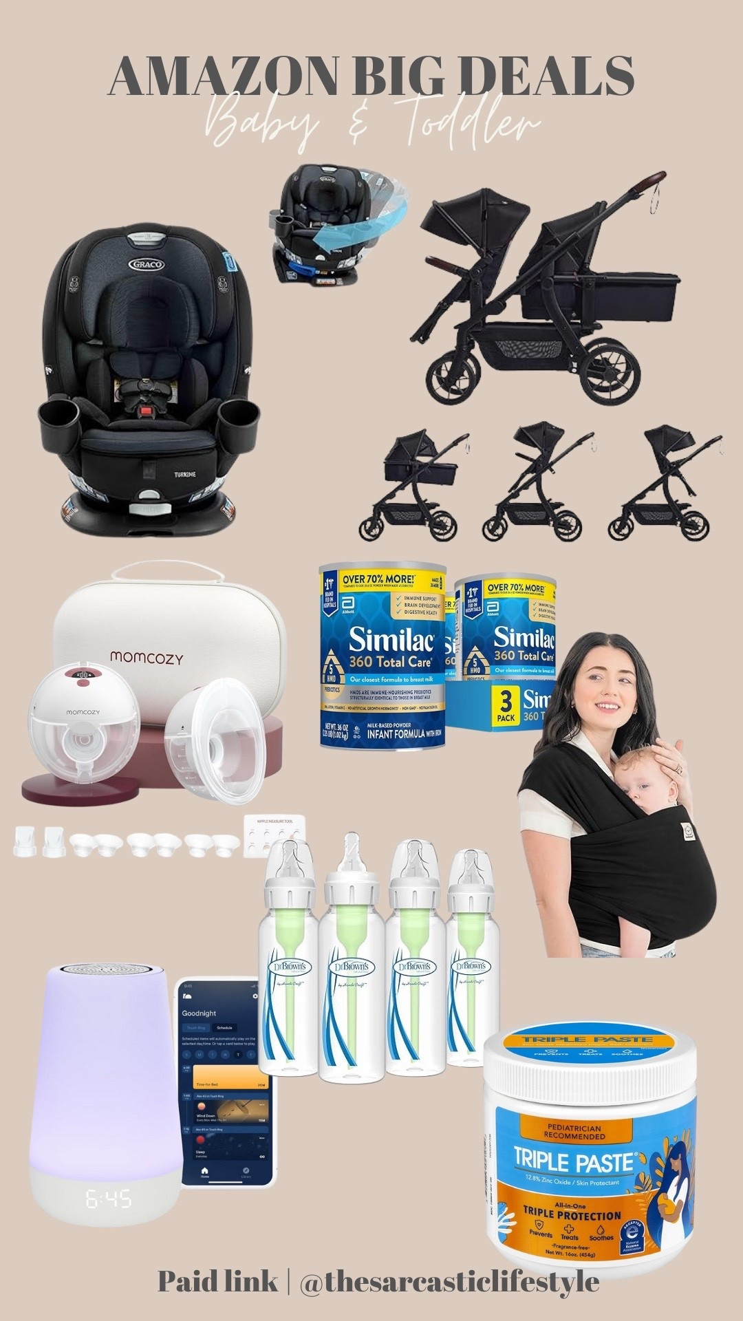 Amazon big deal days! Baby and toddler sale items!

Baby carrier. Baby bottles. Car seat. Stroller. Sound machine. Diaper rash paste. Formula. Wearable breast pump. Sterilizer. Prime day. Gift idea

#LTKSaleAlert #LTKKids #LTKFamily