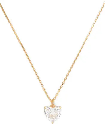 kate spade new york my love cubic zirconia heart pendant necklace | Nordstrom | Nordstrom Canada