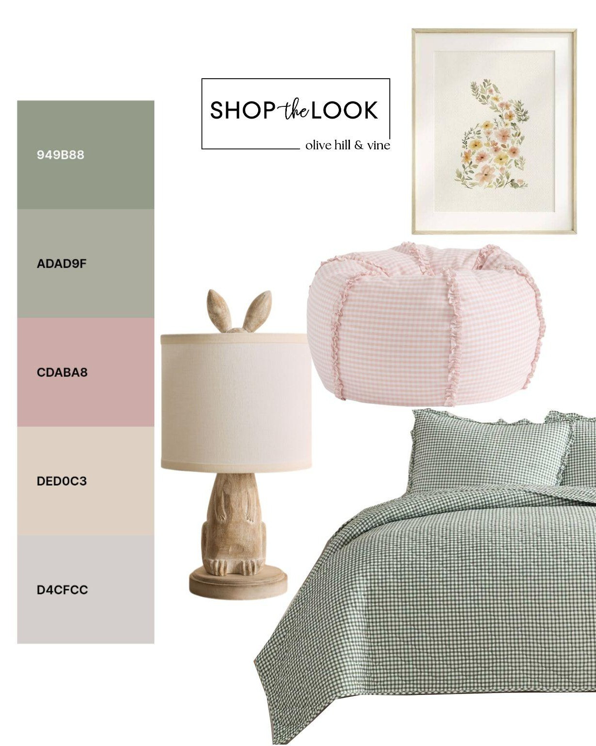 Spring, but make it cool. Soft sage gingham, blush checks, and the cutest bunny details come together for a fresh teen space that feels playful yet pulled together. Light, airy, and just the right touch of whimsy. 

 

#LTKHome #LTKKids