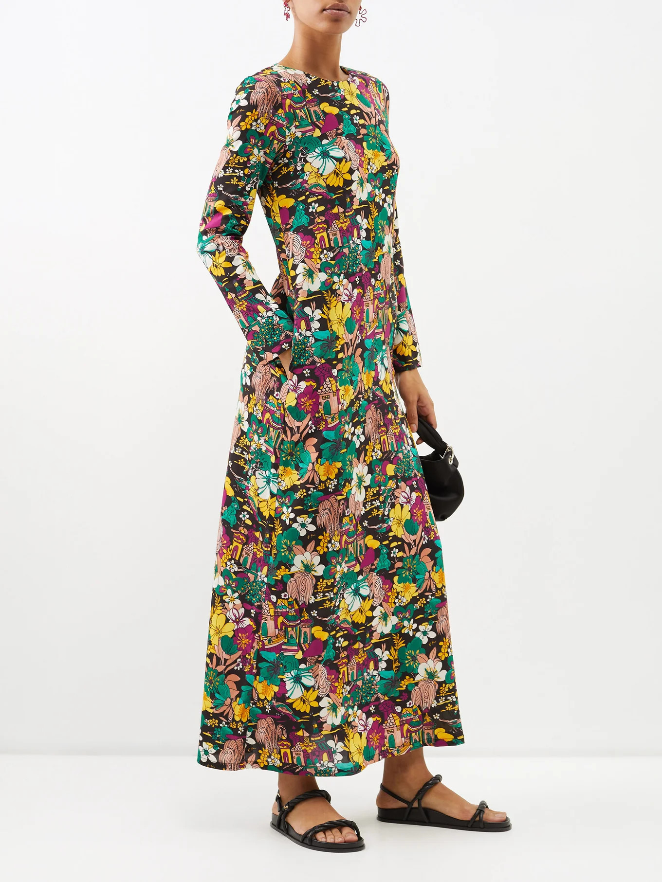 Floral-print jersey dress | Matches (US)