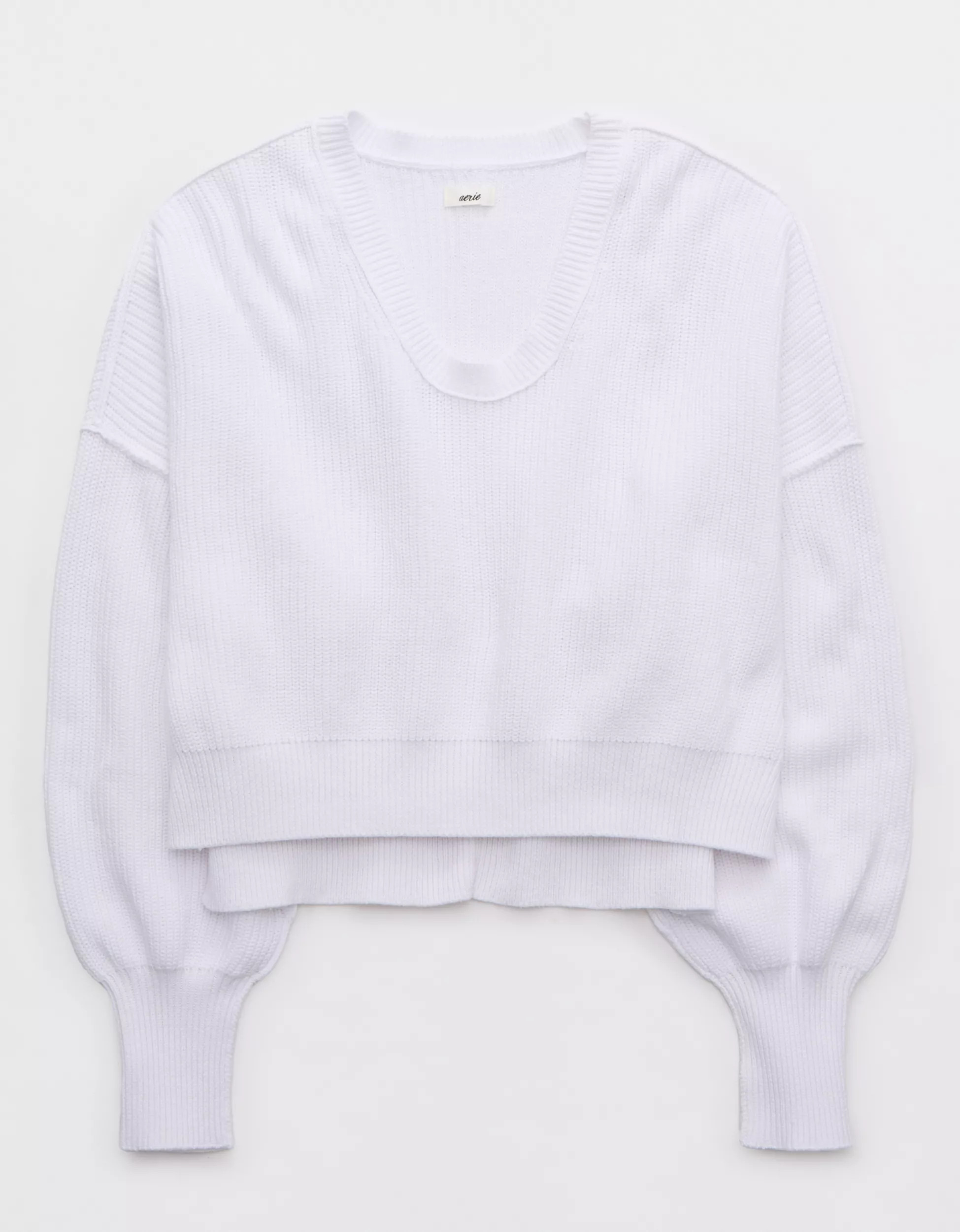 Aerie Beyond Cropped Sweater | Aerie