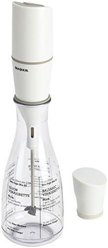 BonJour Chef's Tools Plastic Salad Dressing Carafe and Handheld Mixer, 12-Ounce, Salad Chef | Amazon (US)