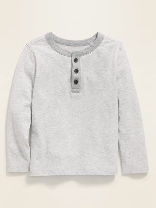 Unisex Long-Sleeve Henley for Toddler | Old Navy (US)