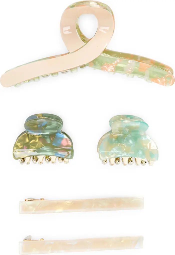 Assorted 5-Pack Hair Clips | Nordstrom