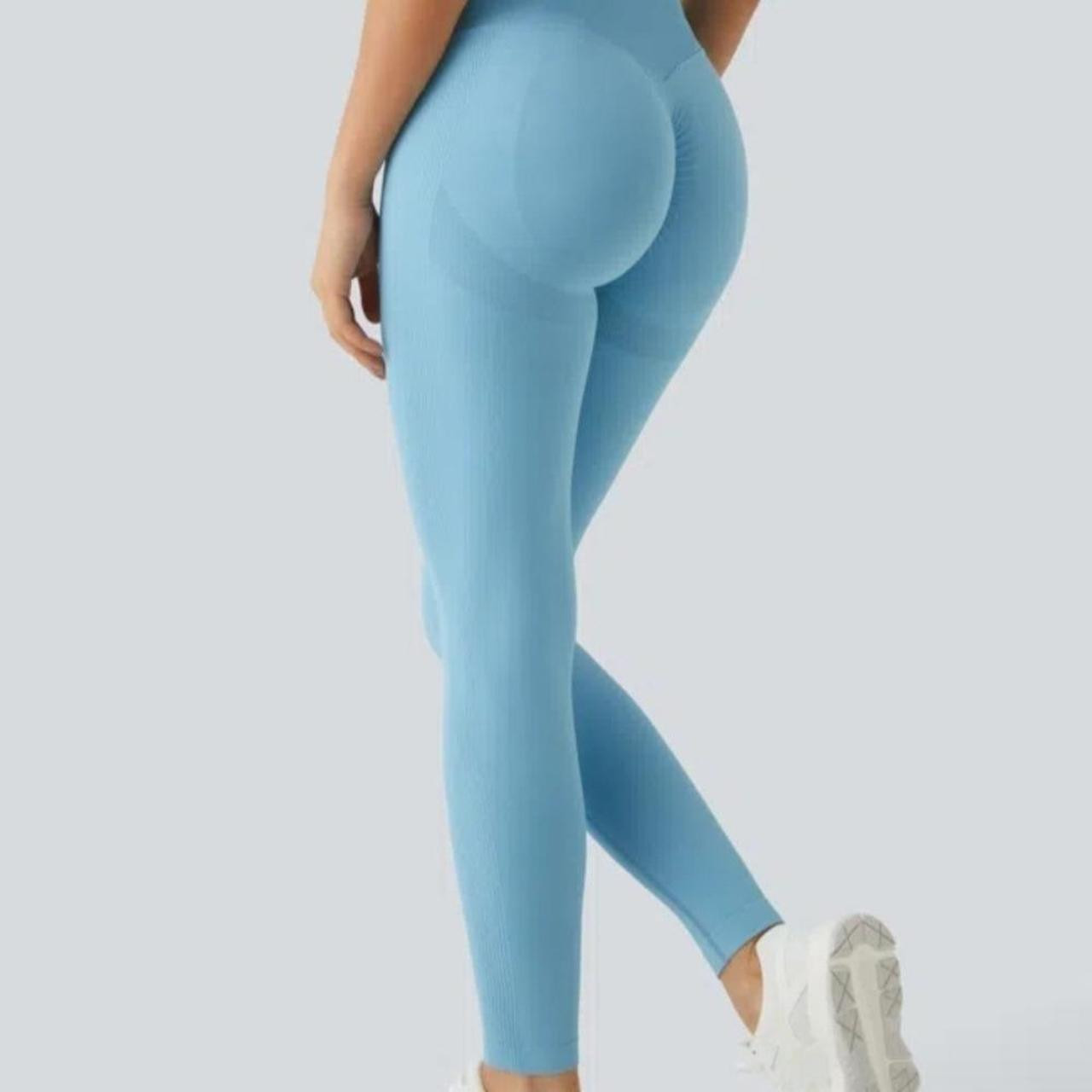 Halara Women's Leggings - Blue - M | Depop US