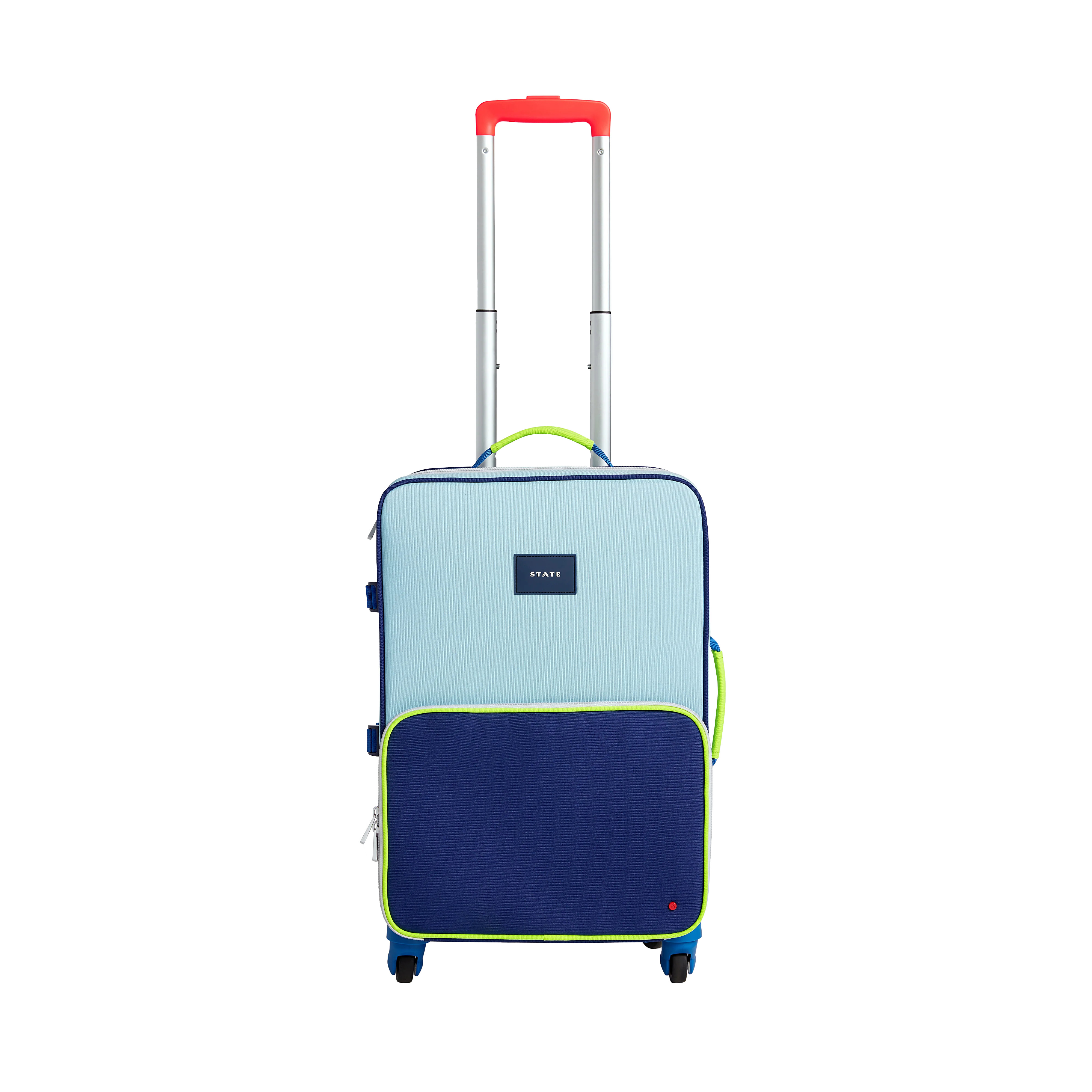Logan Suitcase Color Block Navy/Neon | STATE Bags