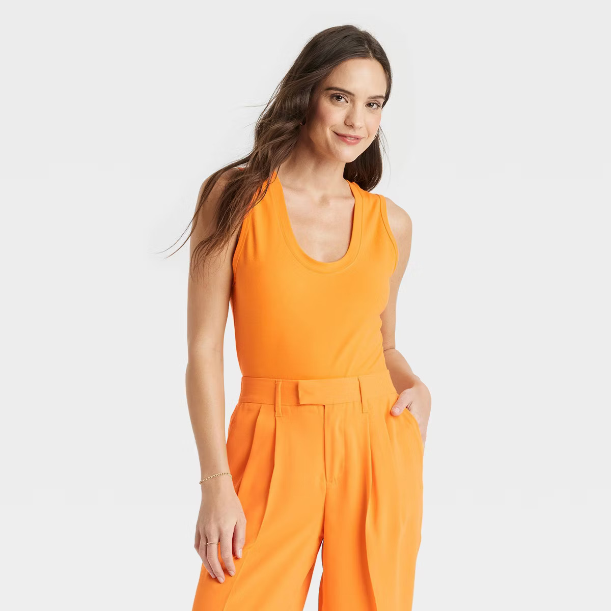 Women's U-Neck Slim Fit Tank Top - A New Day™ | Target