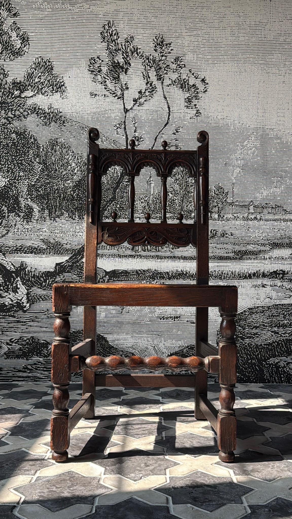 A 17th-century Derbyshire oak chair that stole my heart 🤎 It’s not just a seat—it’s a story.

Found a piece that grounded my entire dining space—and I’m linking some similar ones that carry the same charm and soul. #TheTwistedKnob 

#LTKHome