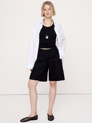 The Everyday Bermuda Short in Linen | Banana Republic (US)