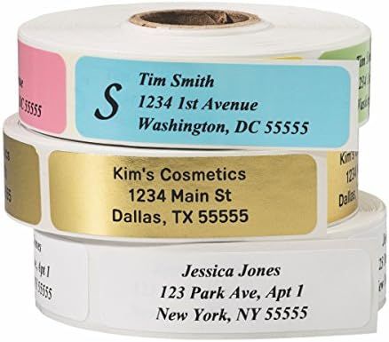 Return Address Labels - Roll of 500 Personalized Labels (White) | Amazon (US)