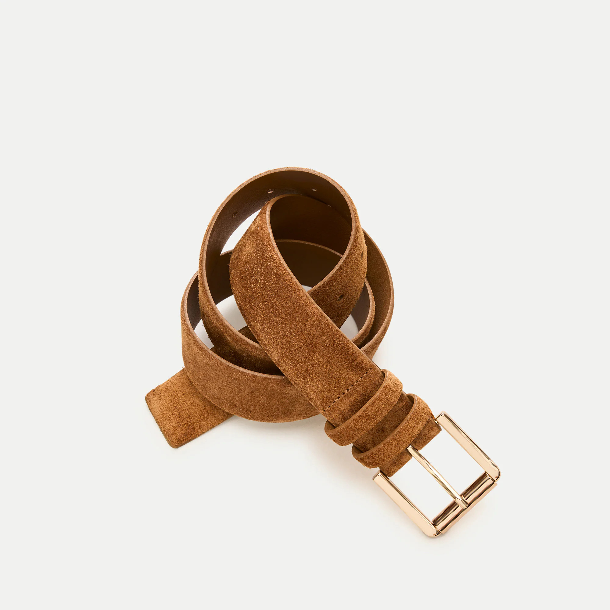 Suede roller-buckle belt | J. Crew US