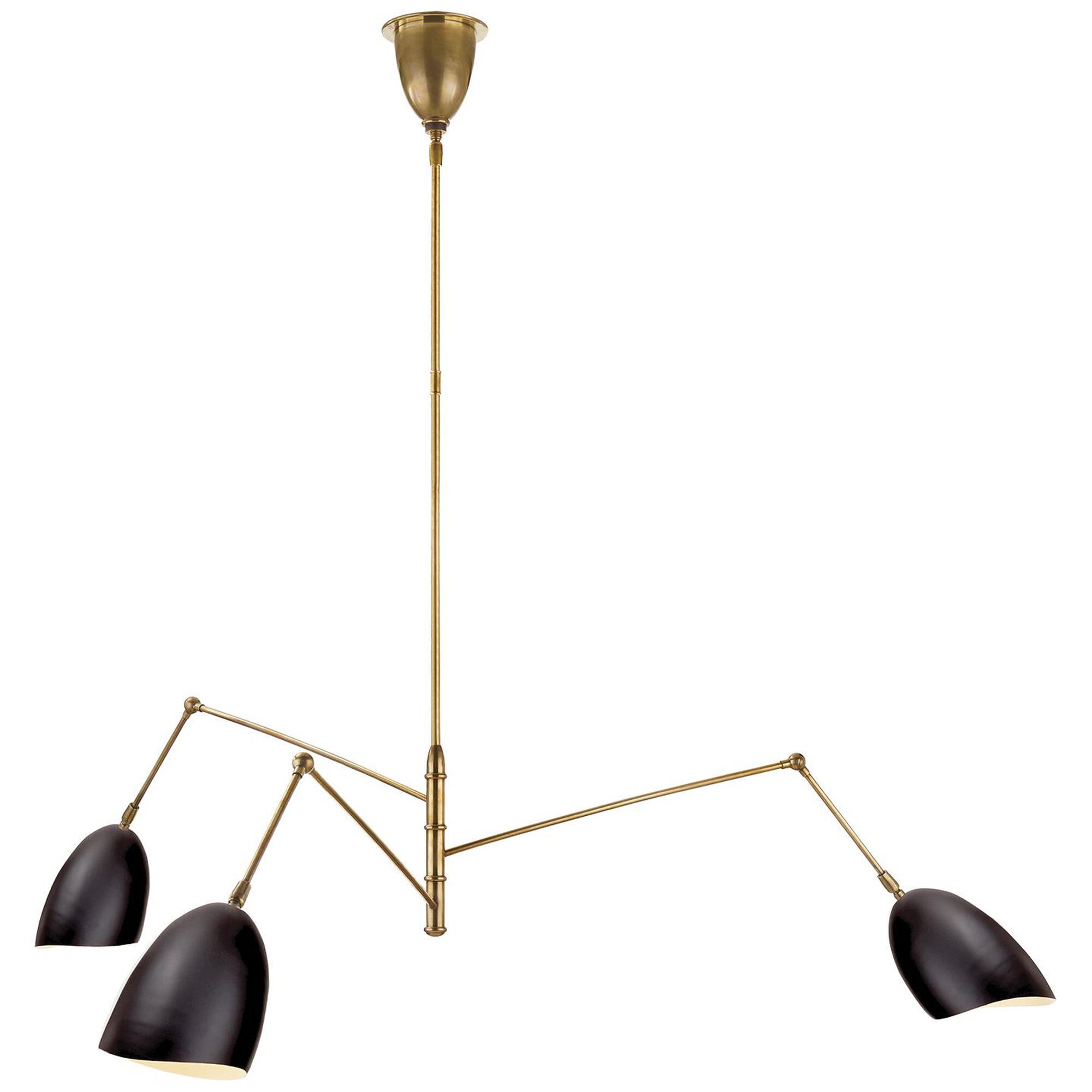 Aerin Sommerard 62 Inch 3 Light Chandelier by Visual Comfort and Co. | Capitol Lighting 1800lighting.com