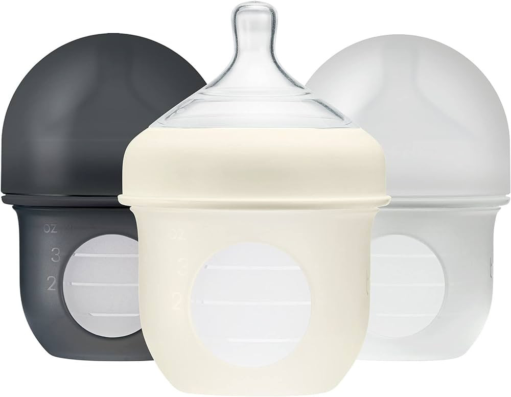 Boon NURSH Reusable Silicone Baby Bottles with Collapsible Silicone Pouch Design — Everyday Bab... | Amazon (US)