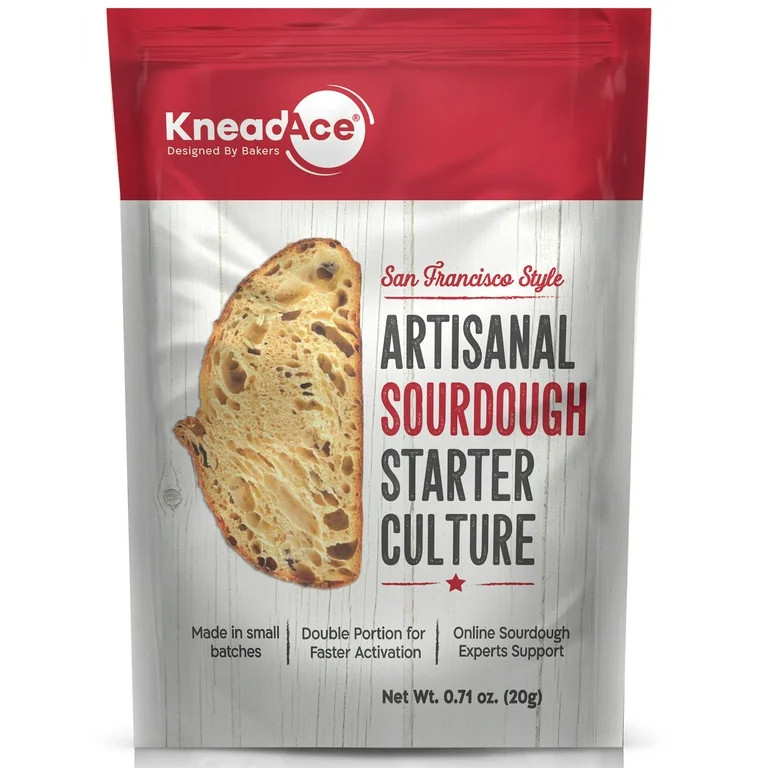 KneadAce Sourdough Starter Culture Fast Acting Sour Dough Starter for Homemade Bread Baking 0.71 ... | Walmart (US)