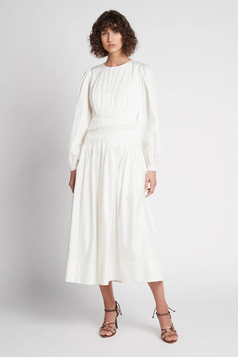 Tidal Tucked Midi Dress | Aje.(Global)