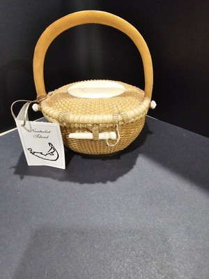 NANTUCKET STYLE Resin BASKET TRINKET BASKET 4x3 Oval | eBay US