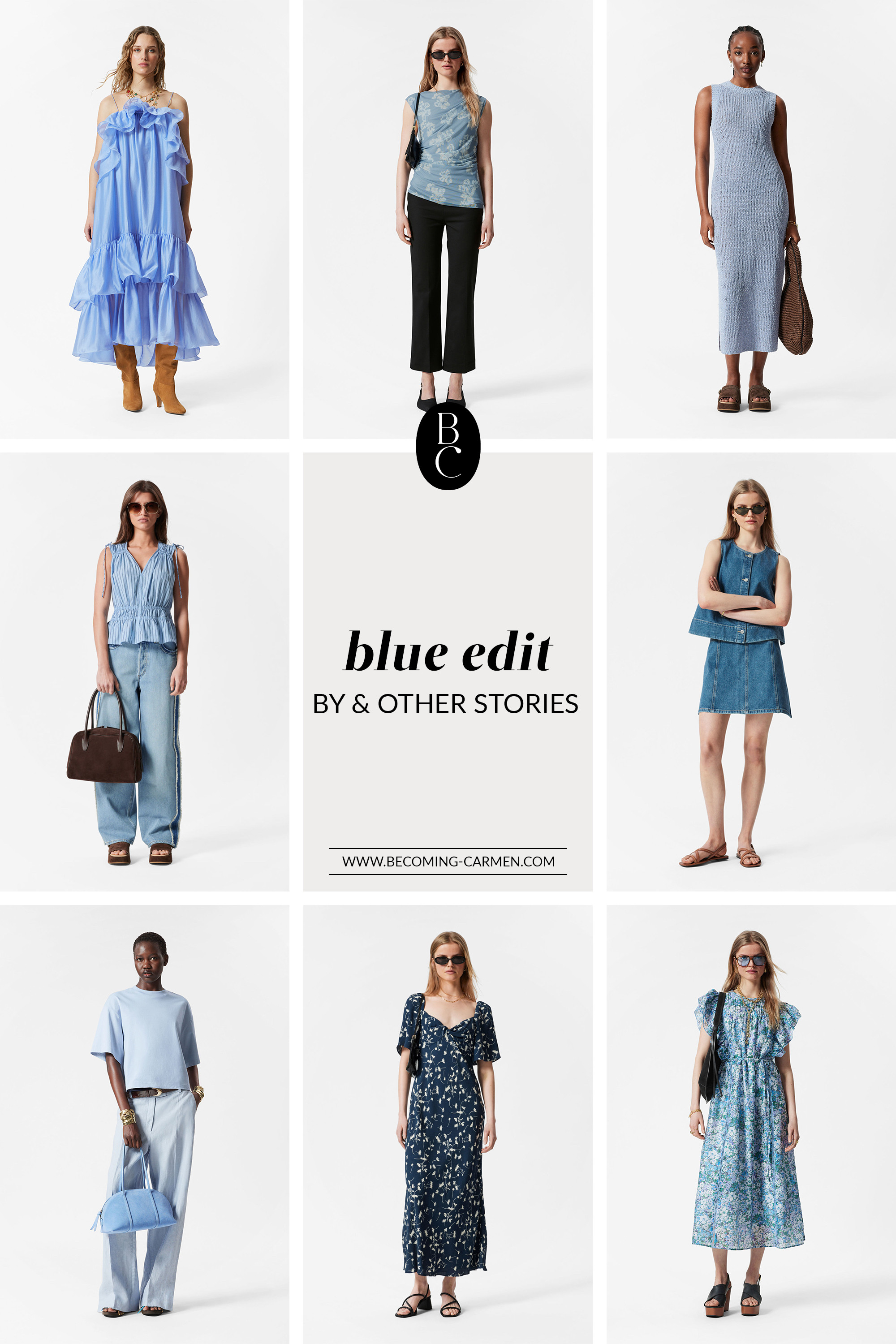 & Other Stories' blue edit is full of summer dresses, dreamy patterns, and wardrobe basics in every shade of blue imaginable. 

 #LTKsummer #LTKspring #LTKdresses