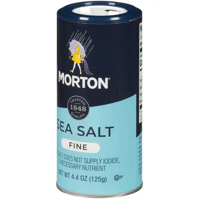 Morton Salt Sea Salt, Fine, 4.4 Ounce | Walmart (US)