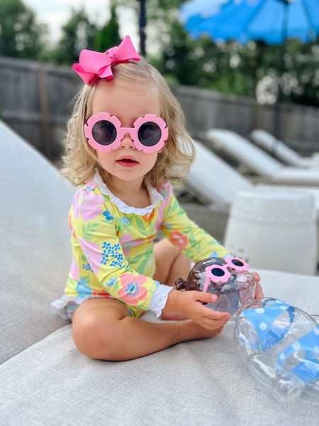 Come on dolly, let’s go party! 💦 This is probably my favorite suit that Blair has worn all summer- on sale and still a few sizes left! 

#LTKkids #LTKbaby