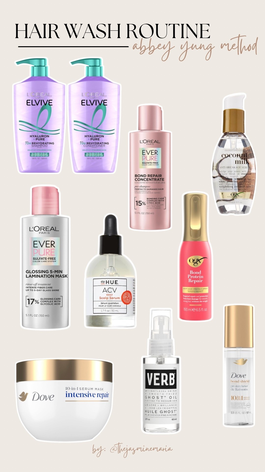 Hair wash routine | abbey yung method | affordable hair wash | affordable hair products | curly hair | medium porosity hair 

#LTKselfcare #LTKBeauty