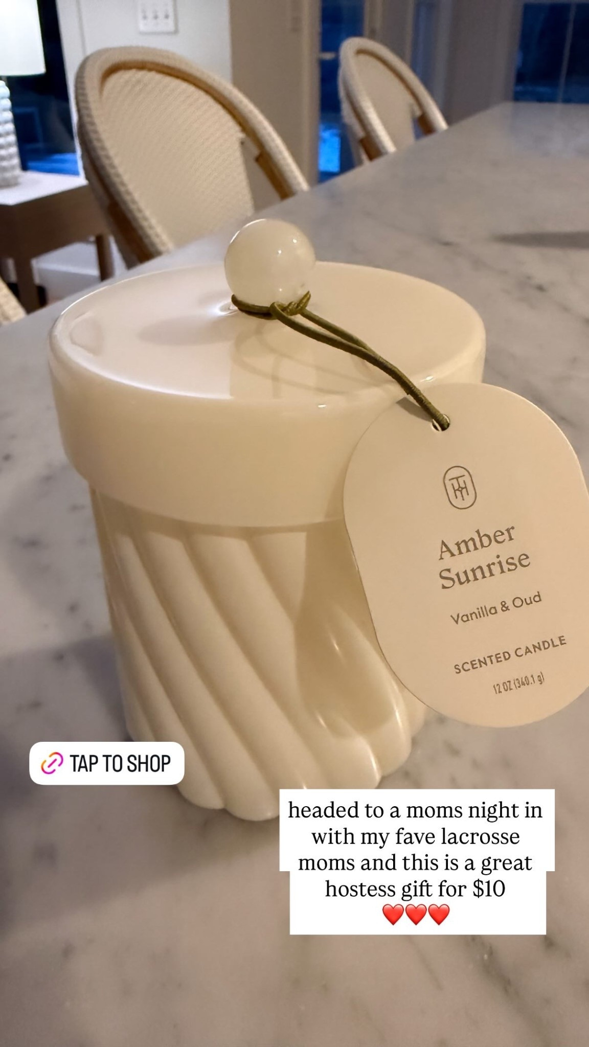 headed to a moms night in with my fave lacrosse moms and this is a great hostess gift for $10
❤️❤️❤️