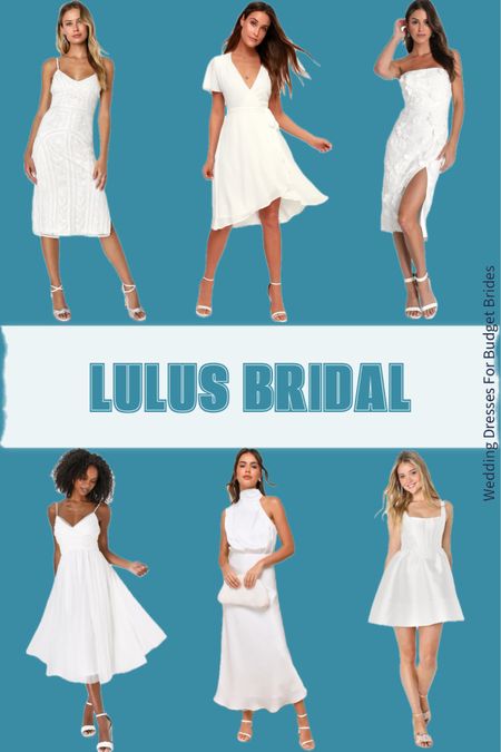 Stunning white dresses at Lulus for the bride to be. 

#engagementpartydress #engagementphotoshootdress #bridalshowerdress #bachelorettepartydress #rehearsaldinnerdress 

#LTKStyleTip #LTKWedding #LTKSeasonal