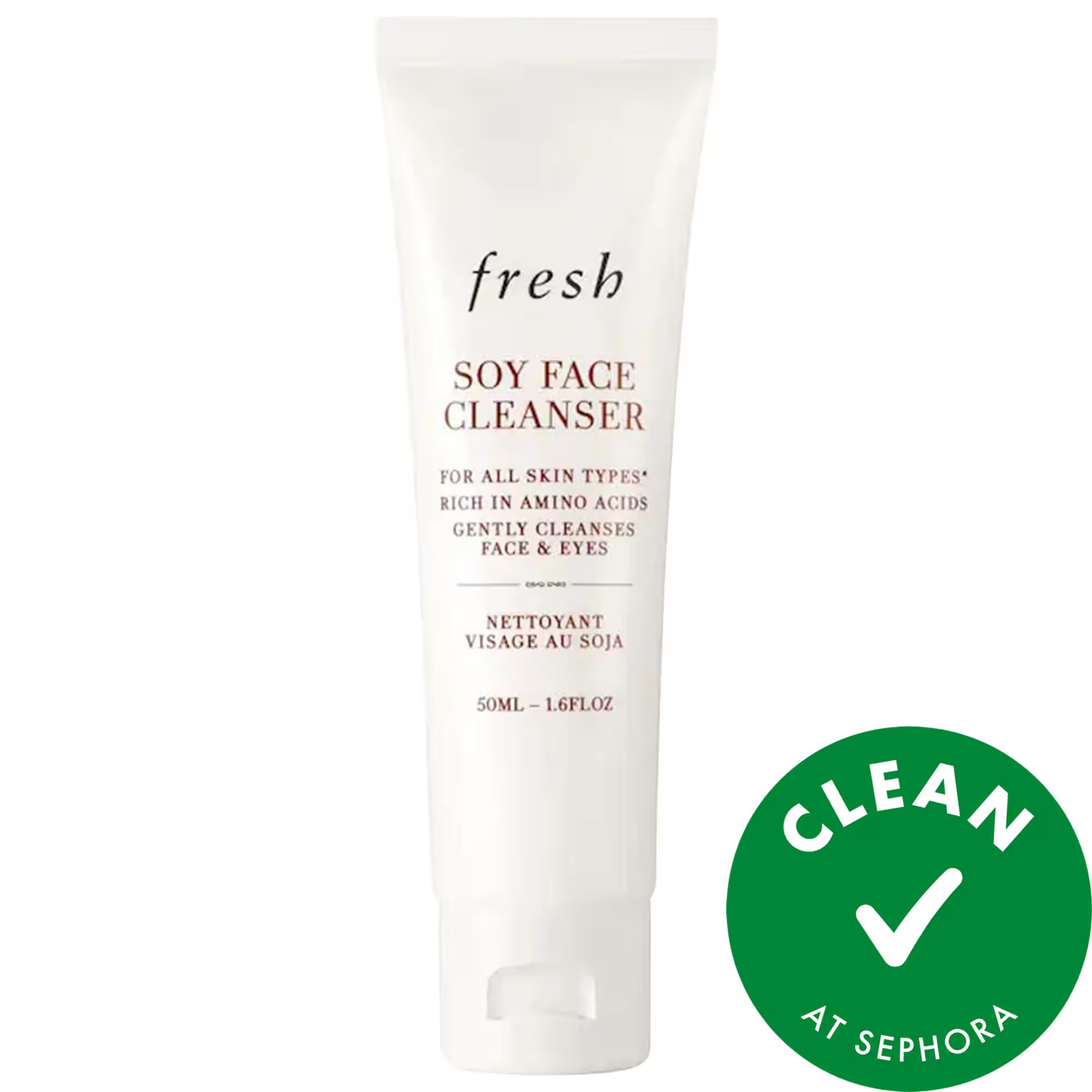 fresh Mini Soy pH-Balanced Hydrating Face Wash 1.6 oz/ 50 mL | Sephora (US)