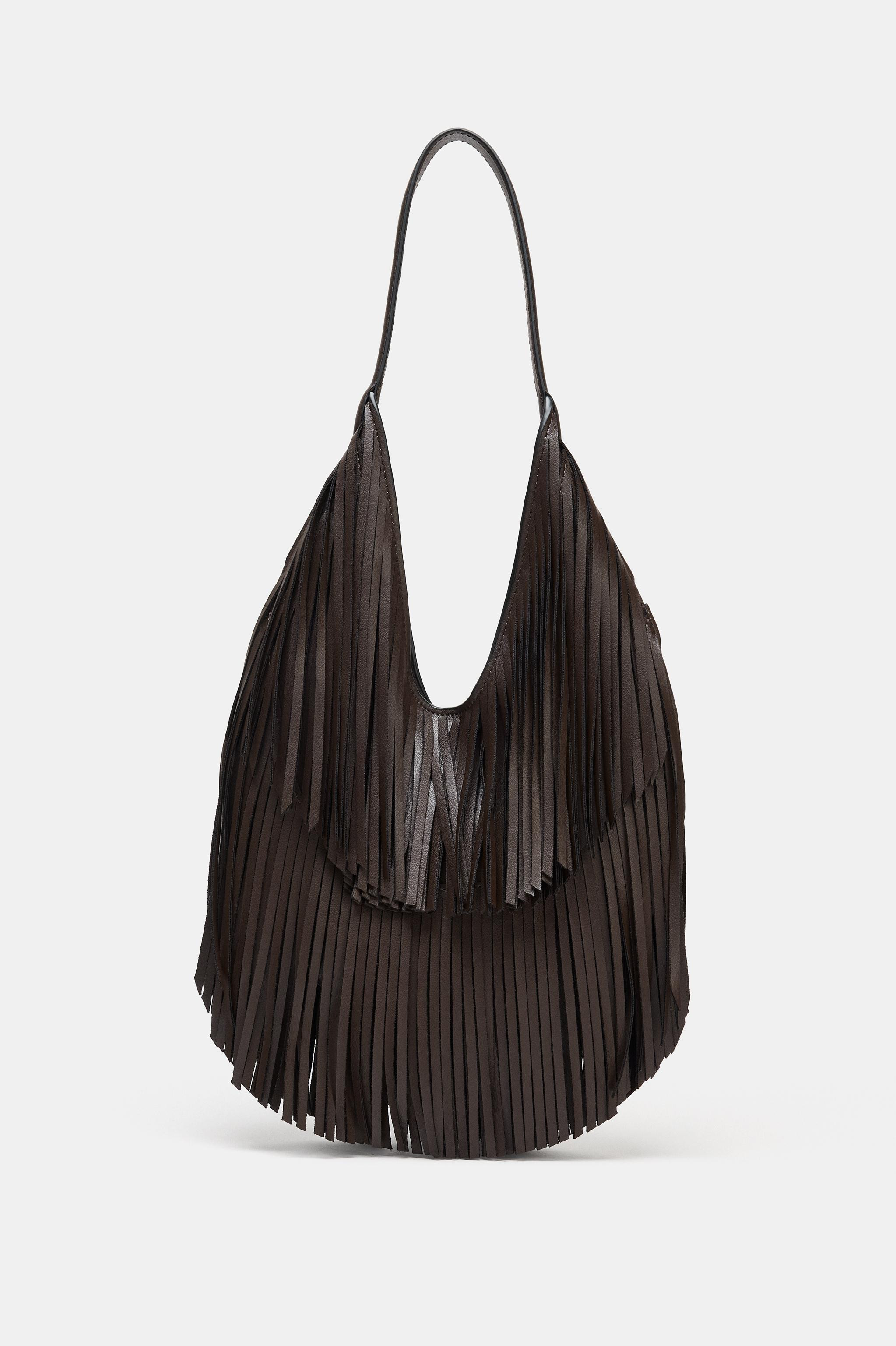 FRINGED SHOPPER BAG | Zara US