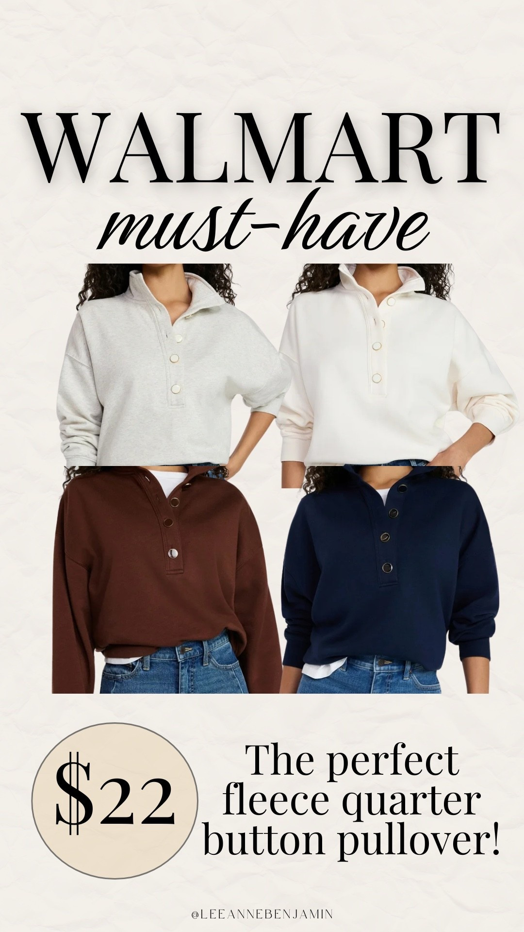 The perfect fleece button quarter zip!

#LTKSaleAlert #LTKmomlife #LTKOver40