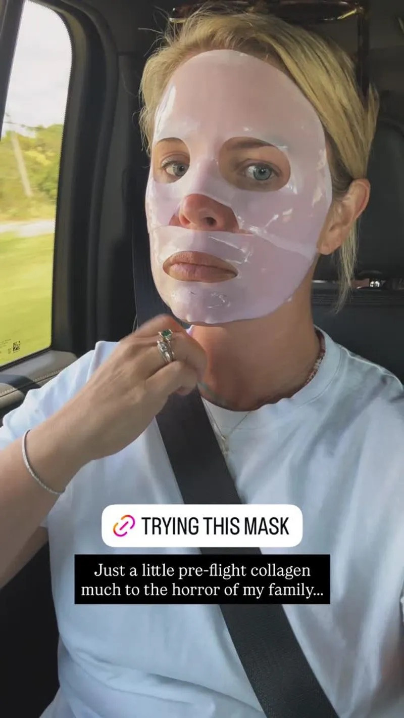Trying one of the viral masks - a little spicy for me but great quality 

 #LTKBeauty
