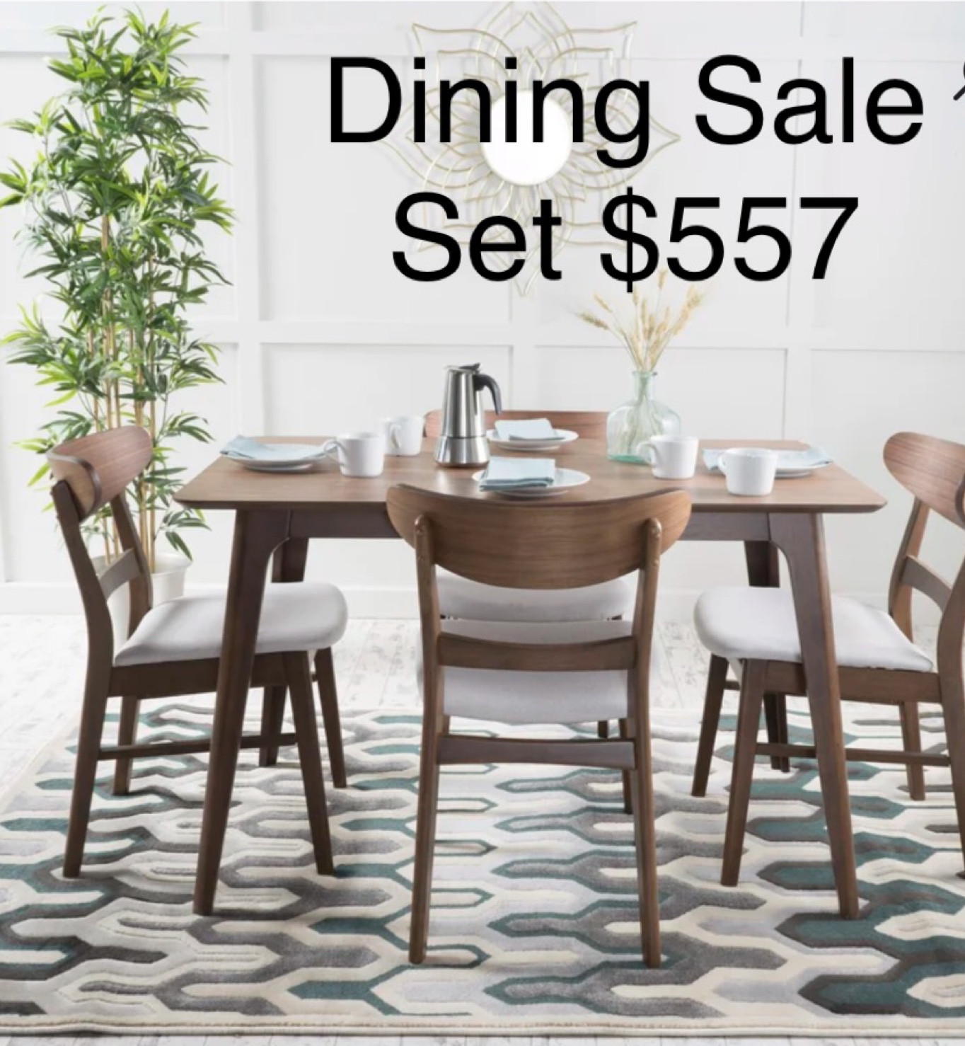 My daughter is looking for a reasonably priced dining set for her new apartment! This one is so pretty at the right price!!🤎


#giftguide#nsale
#LTKBaby #LTKBeauty #LTKAustralia #LTKBrazil #LTKBump #LTKCurves #LTKEurope ##LTKK #LTKHome #LTKItbag #LTKKids #LTKMens#LTKSaleAlert #LTKShoeCrush #LTKStyleTip #LTKSwim #LTKTravel #LTKUnder50#LTkunder100 #LTKWedding #LTKWorkwear

#LTKfamily #LTKhome #LTKsalealert