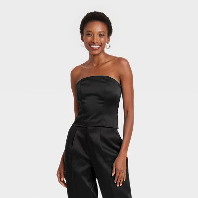 Women's Slim Fit Party Tube Top - A New Day™ | Target