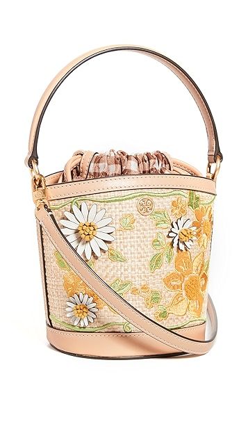 Robinson Embroidered Straw Bucket Bag | Shopbop