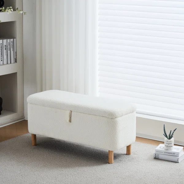 Dayvian 39.3" Storage Ottoman Bench for End of Bed | Wayfair North America