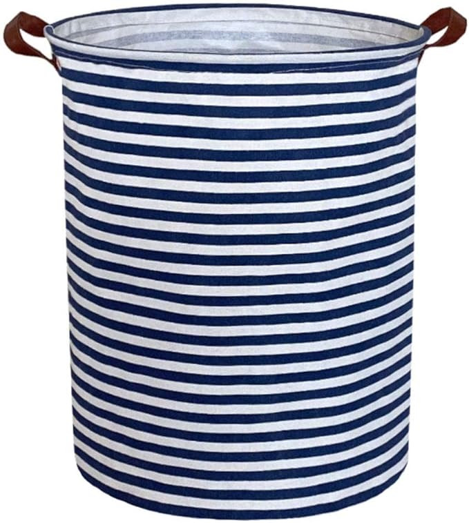 Kids Laundry Hamper,Boys laundry basket,Collapsible Bule storage basket with Waterproof PE Coatin... | Amazon (US)