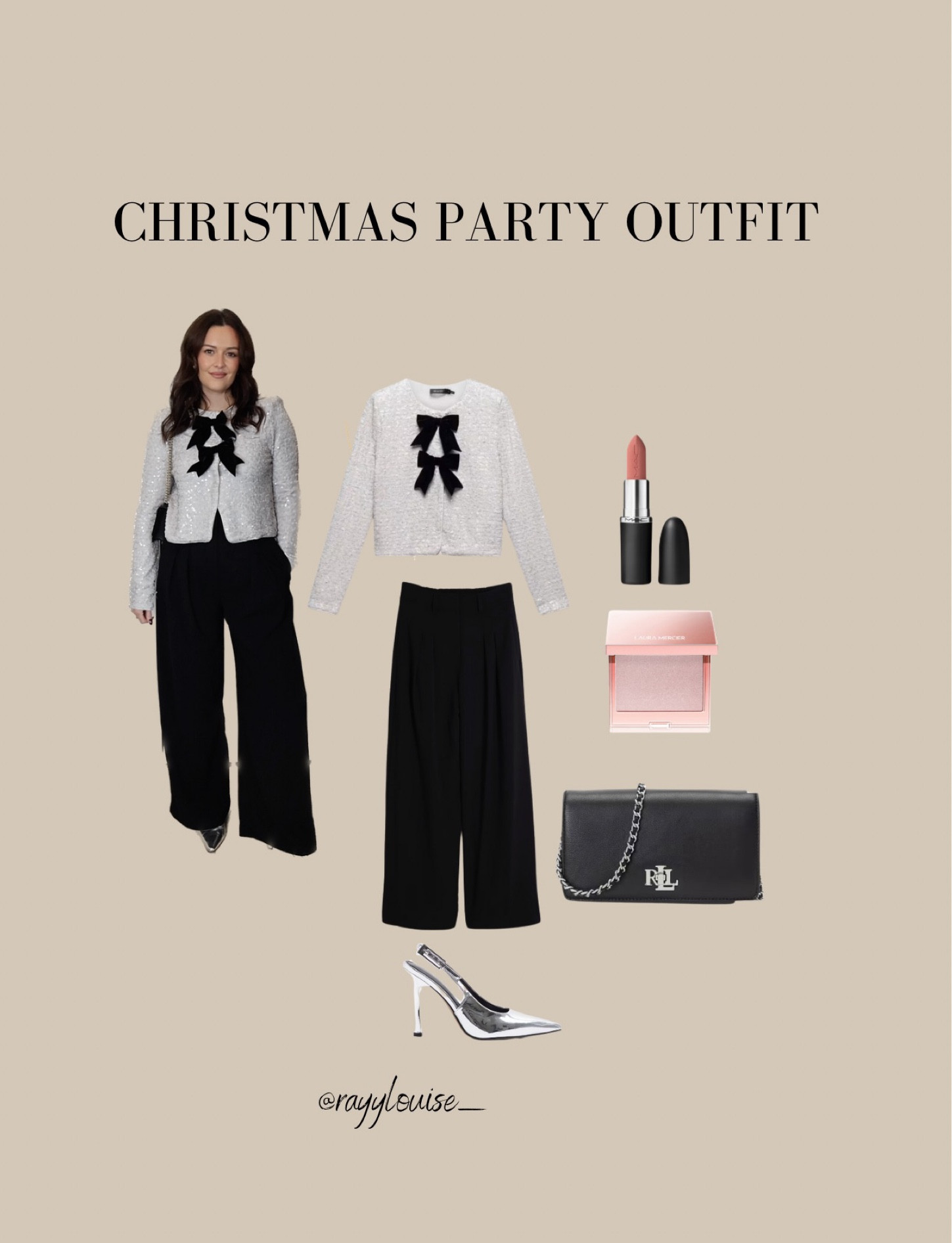 Christmas Party Outfit 

Wearing size Medium in the cardigan 
Size 10 in black trousers 

Sequin cardigan, sequin outfit, black wide leg trousers, silver heels, festive outfit 

#LTKCyberWeek #LTKuk #LTKpartywear