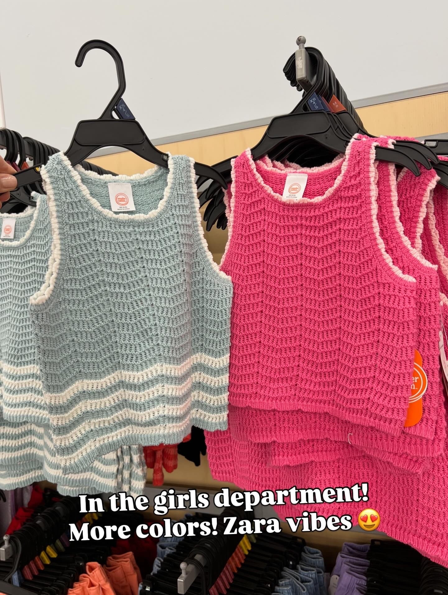 Girls crochet tank tops at Walmart! #walmartfashion #walmartkids 