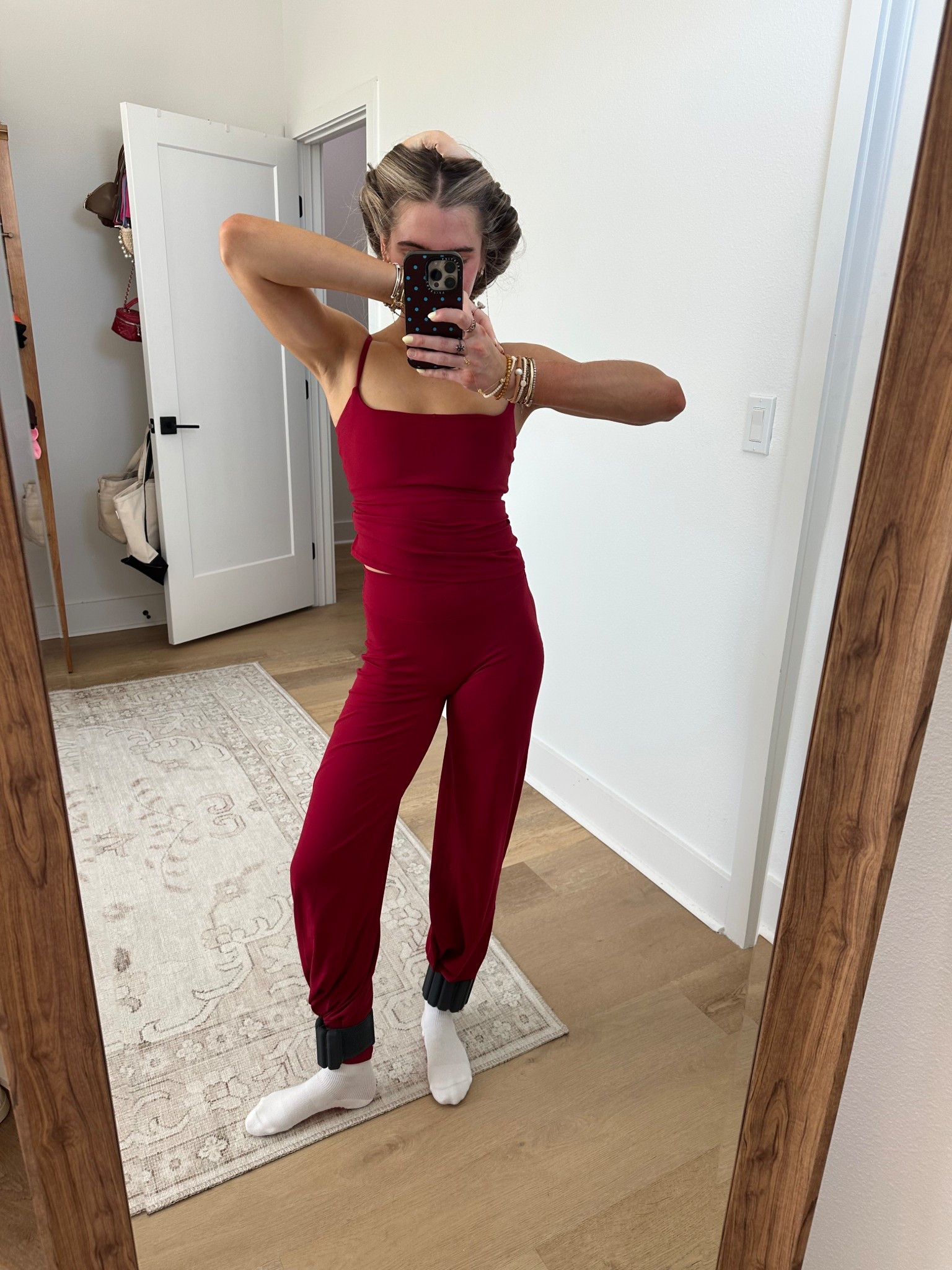 Amazon size XS OMKAGI Workout Sets for Women Padded Tank Tops Matching Straight Leg Yoga Outfits

My workout and workout gear for my daily workout. I take pilates classes from @lexfish  on Instagram she has a whole online platform and membership! Most of my pilates gear and tools are from Bala. Bala use code SLOANE15. 
#workoutgear #workoutwear #pilates #ootd #outfit #athleticwear #athleticoutfit #bikershorts #sportsbra #pilatesoutfit #athleisure #bala #pilatesworkout #pilateslovers #pilatestiktok #balabangles @lexfisher 

#LTKActive #LTKootd #LTKfitnessgoals