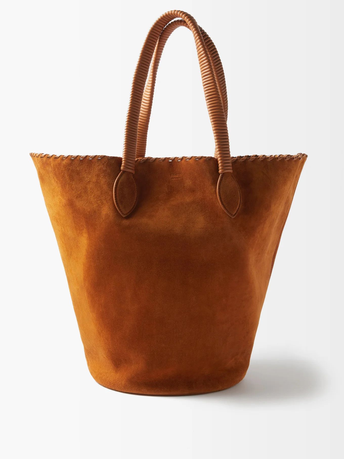 Osa whipstitched suede tote bag | Khaite | Matches (US)