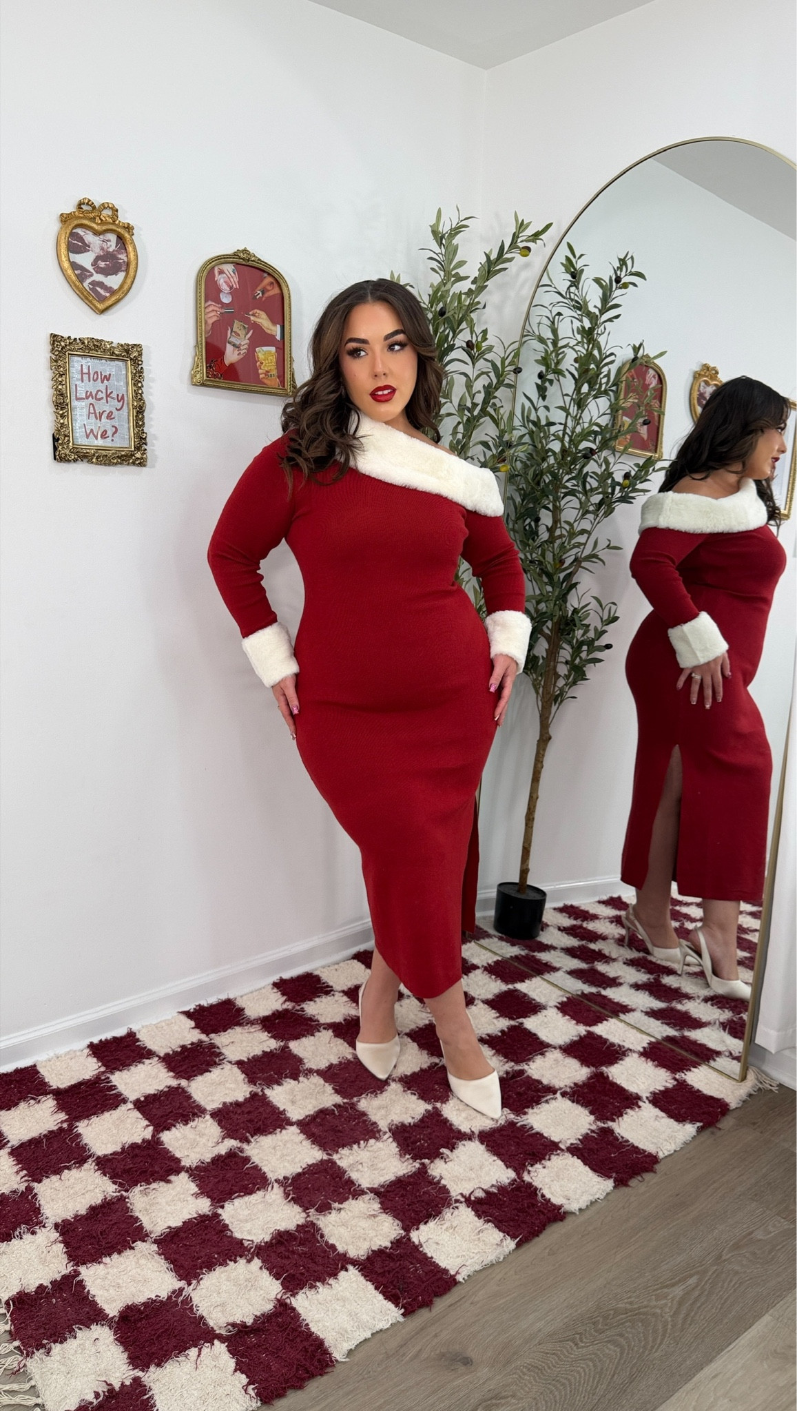 Midsize 12 curvy & petite 5’2” holiday outfit 🎄❤️

#LTKPetite #LTKMidsize #LTKHoliday