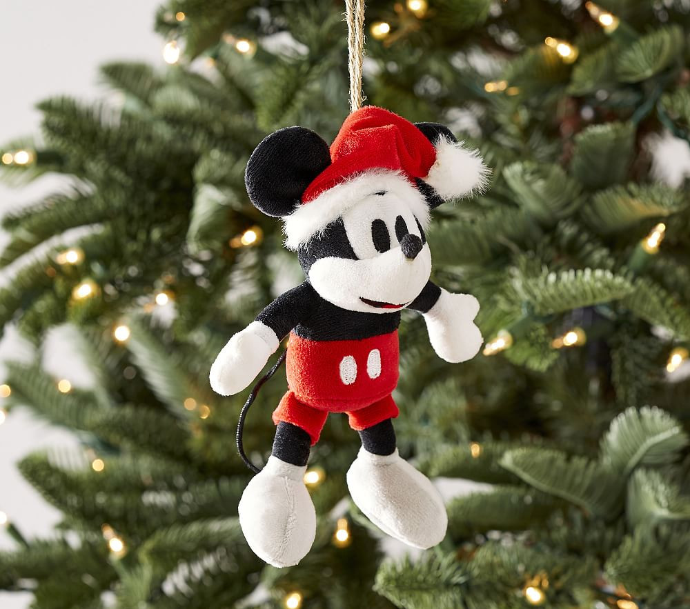 Disney Mickey Mouse Plush Ornaments | Pottery Barn Kids