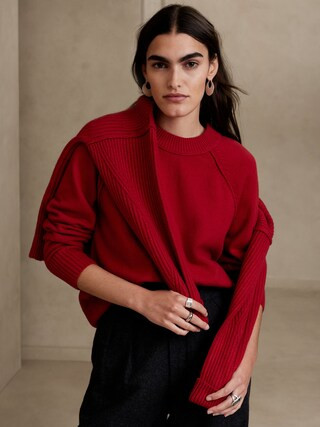 Raglan Pullover Sweater | Banana Republic Factory