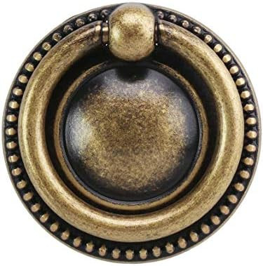 Marella Design 12212Z04000.09 Beaded Round Single-Post Pull - 1 9/16 inch Diameter in Florence | Amazon (US)