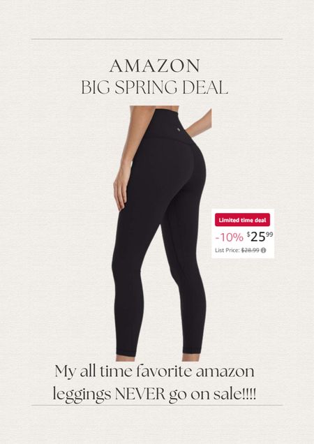 Amazon big spring deal
My go to lulu look for less leggings 

#LTKfindsunder50 #LTKsalealert #LTKstyletip