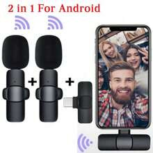 Mini Wireless Lavalier Lapel Microphone In Professional Clip On Wireless Microphone Type CUSBC For Android Camera G Recording Mic For Video Vlog Int | SHEIN