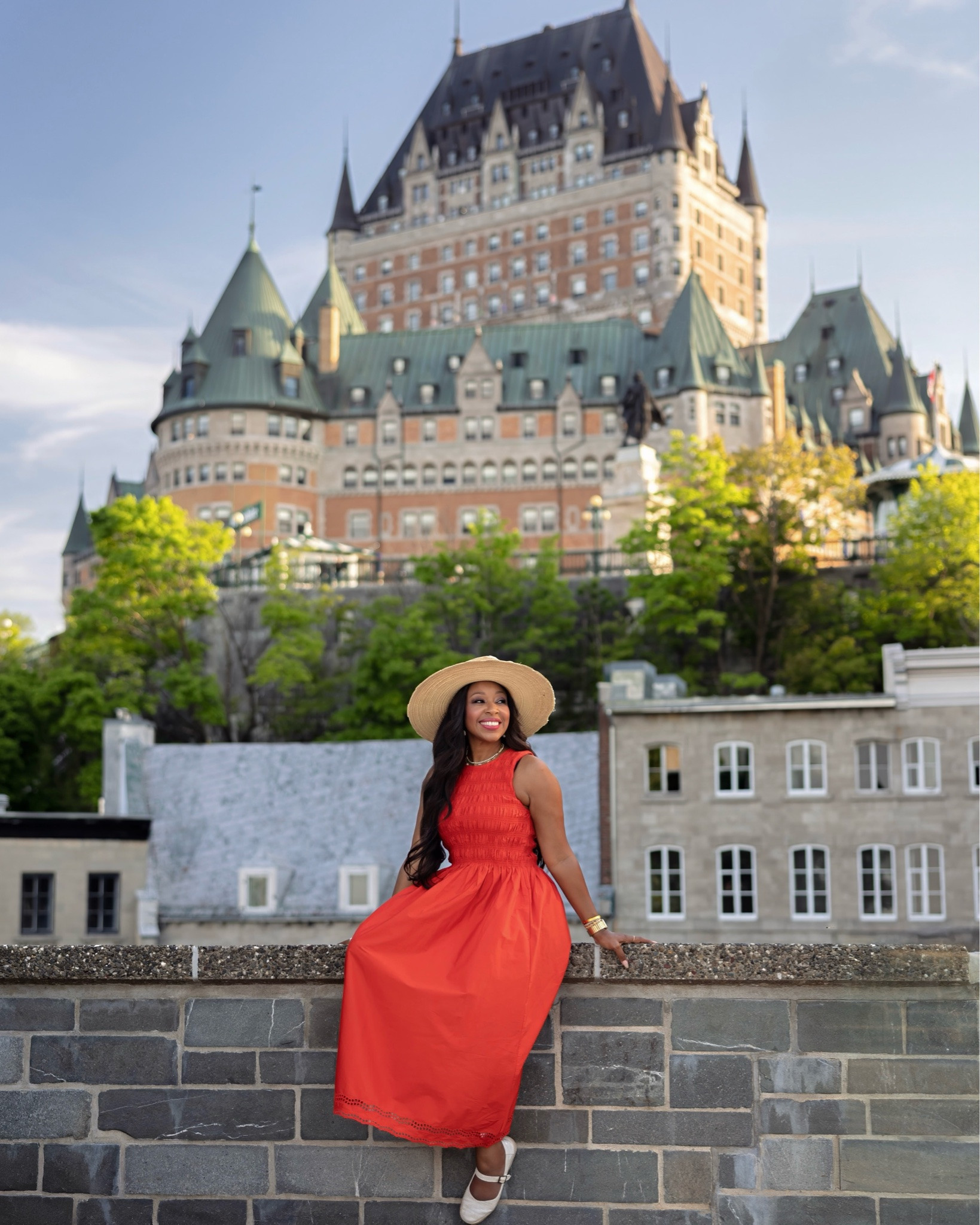 Want to experience Europe without leaving North America? Head to @quebeccite, where storybook cobblestone streets, European-inspired architecture, and incredible cuisine make it a must for every travel bucket list ✈️

Here’s my top 5 must-see experiences for your next trip: 

🏰 Explore the iconic Fairmont Le Château Frontenac
 ☂️ Wander through Quartier Petit-Champlain and look up at the colorful Umbrella Alley
 🚠 Ride the Funiculaire for stunning views over Old Québec
 ⭐️ Reserve a table at the One-MICHELIN-Starred Le Clan
 🍽️ Enjoy traditional Québécois cuisine in one of Québec City’s oldest buildings, built in 1675

Snaps @mars.was x @styleandsociety 
#quebeccite #quebec #quebeccity #frenchcanadian #french