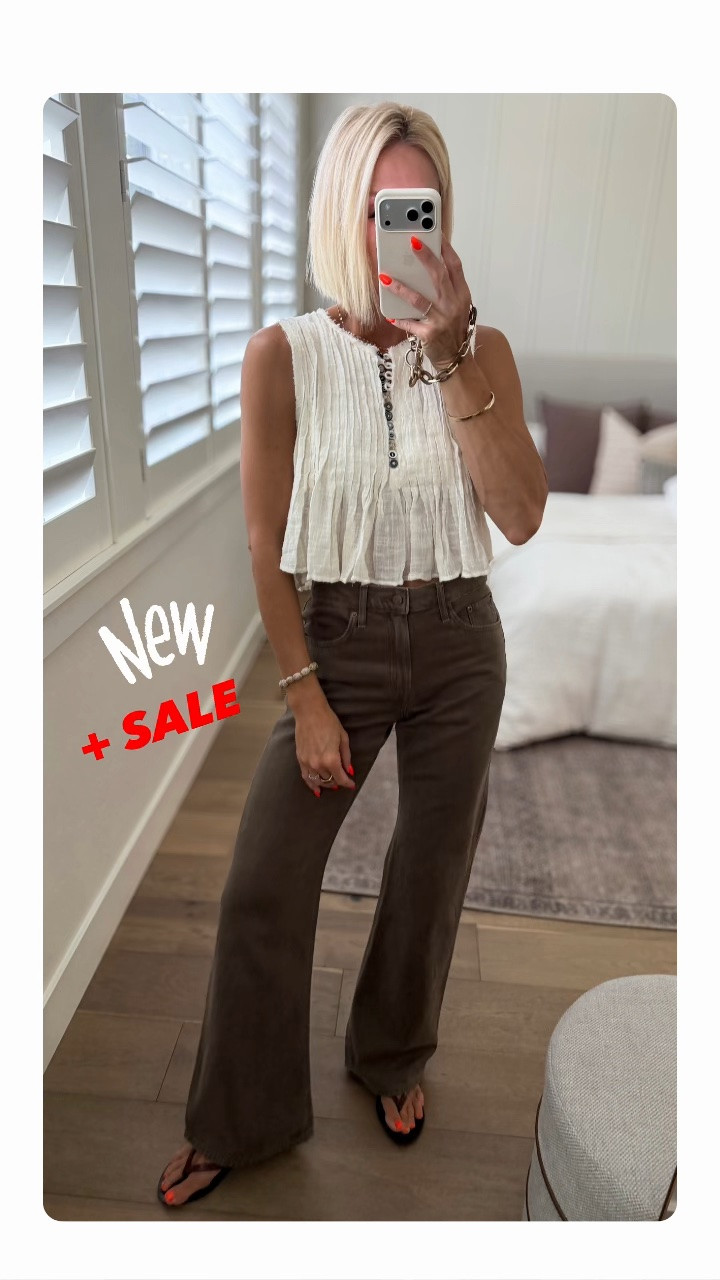 I’ve tried the dupes on Amazon, but this is one of those pieces that just can’t be replicated and is worth every penny IMO! Very detail is 👌🫶⭐️
And these mocha brown jeans I’ve been wearing all summer are perfect for fall. Over 50% off!
Top fits tts, or size UP (wearing medium)
Jeans fit tts, wearing 27x33

#LTKdayinmylife #LTKOver40 #LTKmomlife
